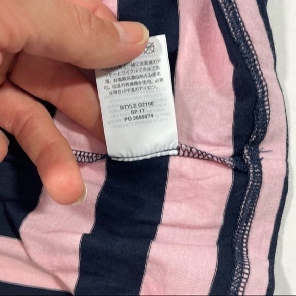 J Crew Womens Stripe Oversized Muscle Tank Top - Picture 4 of 8